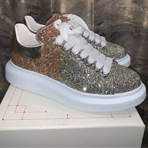 Alexander McQueen Glitter Sneakers Size 40
